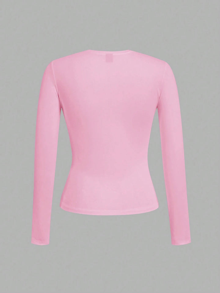 Ensemble de 3 T-shirts Casual à Manches Longues