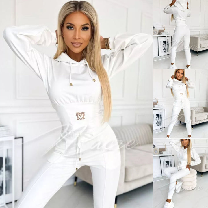 SURVÊTEMENT DEUX PIÈCES POUR FEMME AVEC CAPUCHE