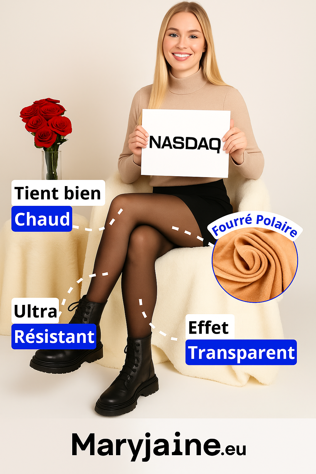 Collant Polaire Thermique – Chaud, Élégant & Confortable pour l’Hiver