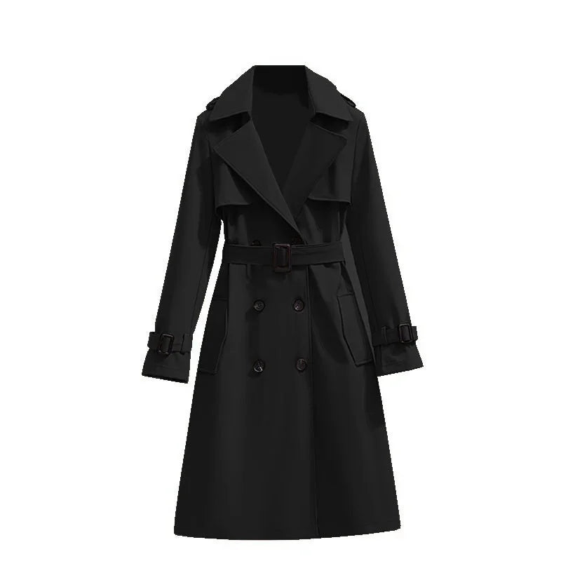 Trench-coat Femme Style Coréen – Élégant & Casual Mi-long Saison 2025/2026