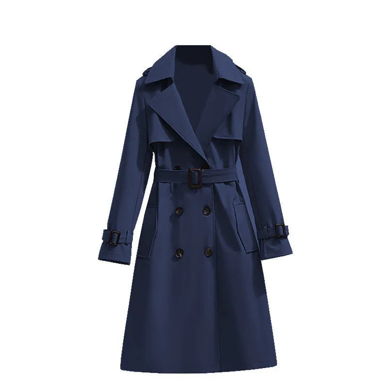 Trench-coat Femme Style Coréen – Élégant & Casual Mi-long Saison 2025/2026