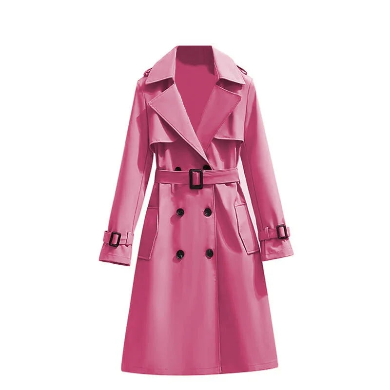 Trench-coat Femme Style Coréen – Élégant & Casual Mi-long Saison 2025/2026