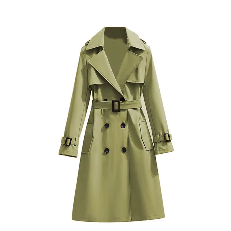 Trench-coat Femme Style Coréen – Élégant & Casual Mi-long Saison 2025/2026