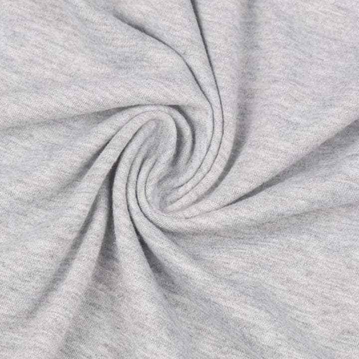 Pull col V profond en coton à manches longues