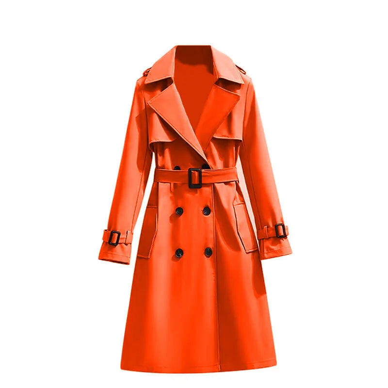Trench-coat Femme Style Coréen – Élégant & Casual Mi-long Saison 2025/2026