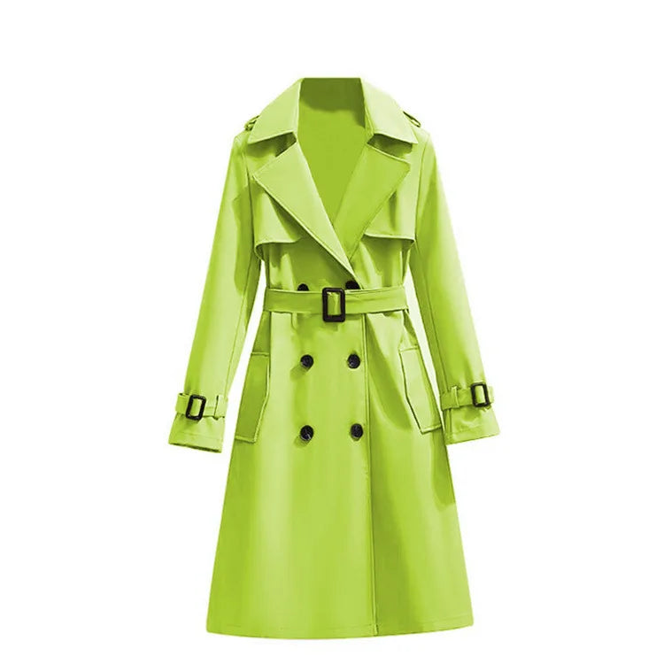Trench-coat Femme Style Coréen – Élégant & Casual Mi-long Saison 2025/2026