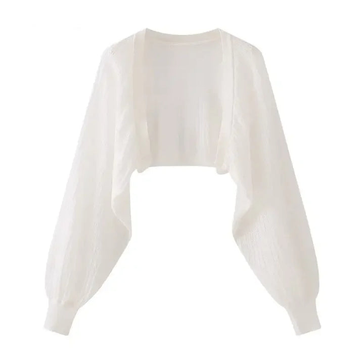 Gilet pare-soleil en tricot de soie