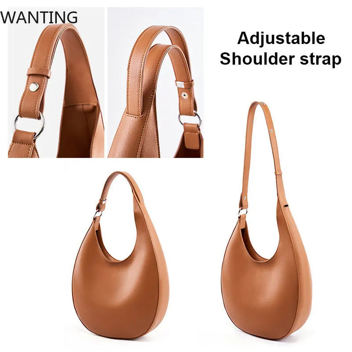 Sac à Main Femme en Cuir Véritable – Tote Bag Luxe Grande Capacité