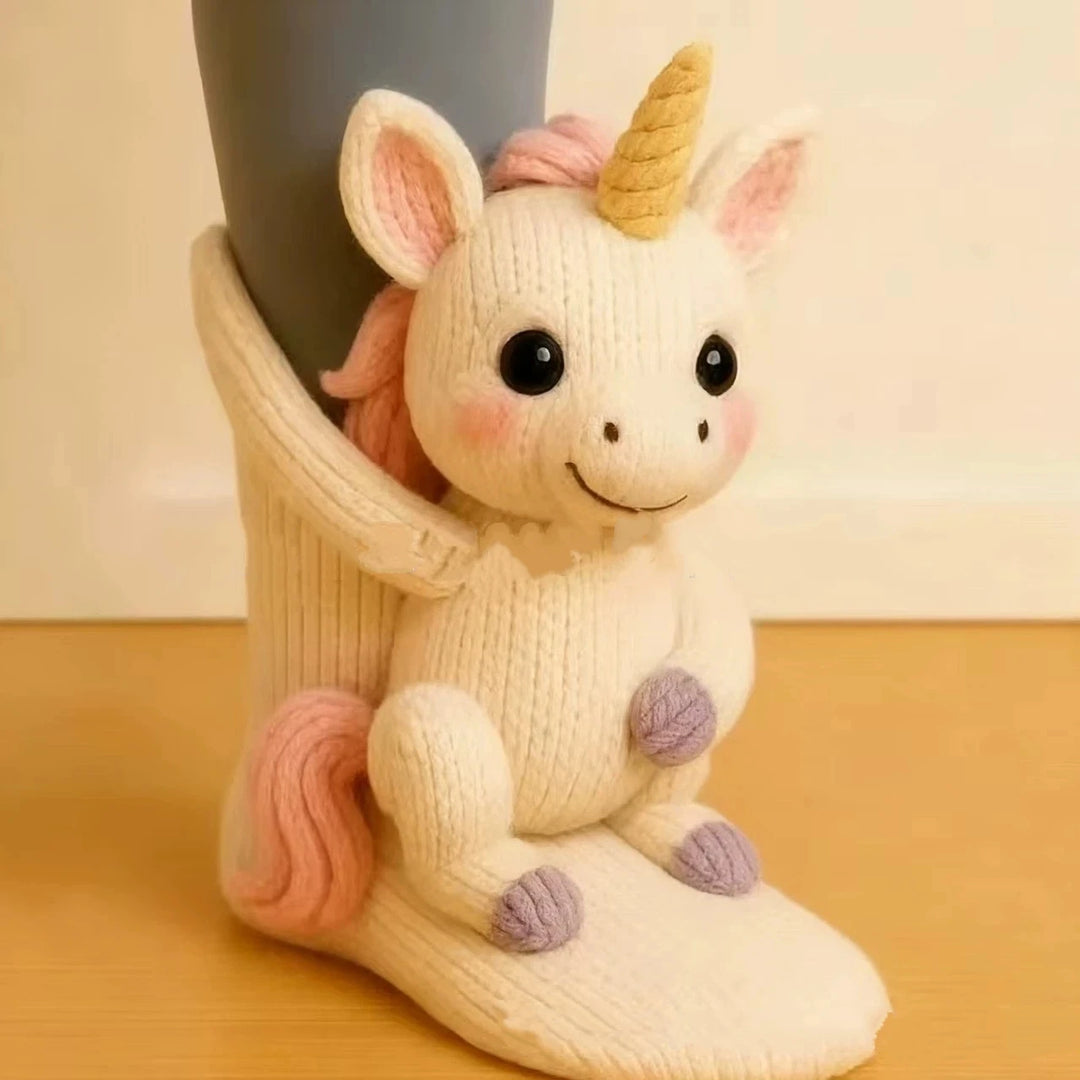 Chaussettes Douces et Chaudes avec Motifs Animaux – Cocooning Hiver