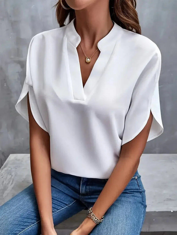 Blouse à col en V