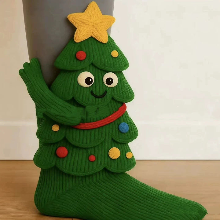 Chaussettes Douces et Chaudes avec Motifs Animaux – Cocooning Hiver