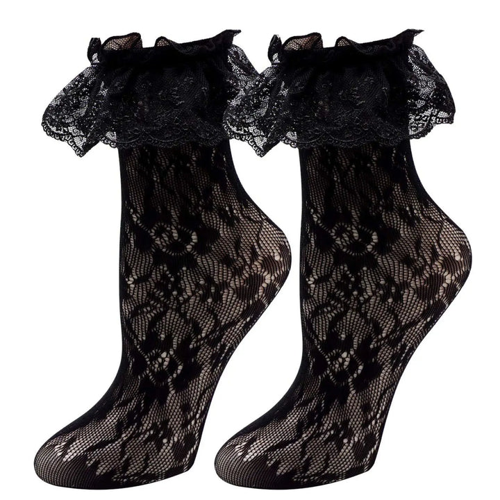 Chaussettes gothiques lolita