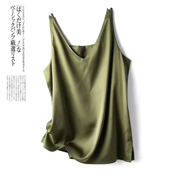 Blouse Élégante en Satin de Soie