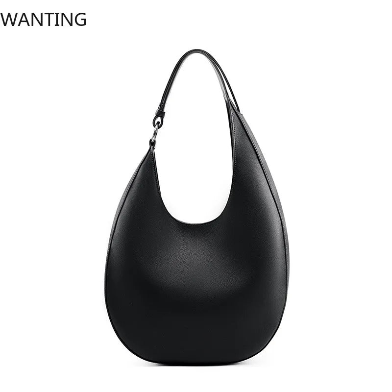 Sac à Main Femme en Cuir Véritable – Tote Bag Luxe Grande Capacité