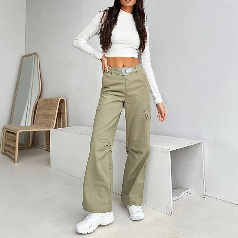 T-shirt cropped à manches longues blanc