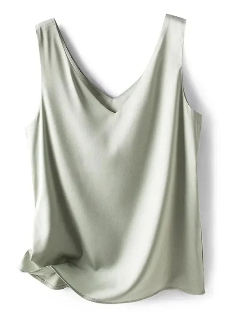 Blouse Élégante en Satin de Soie