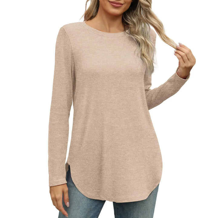 T-shirt manches longues col rond