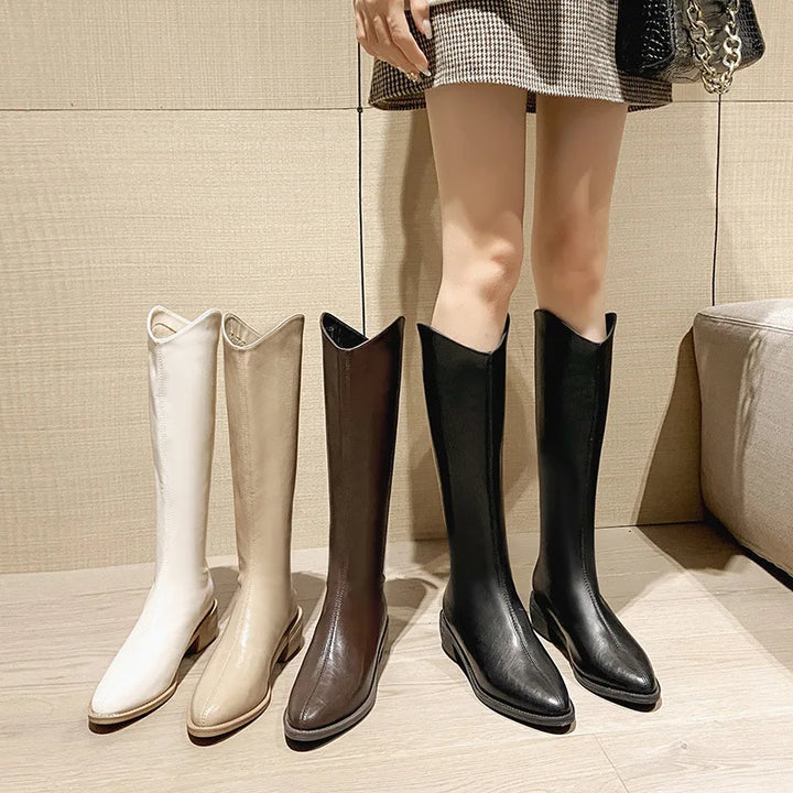 Bottes mi-hautes classiques