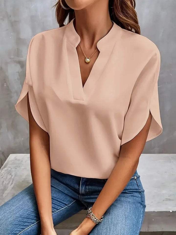 Blouse à col en V