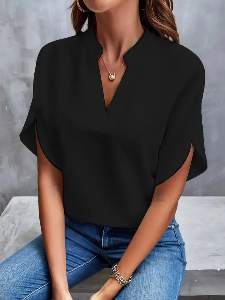 Blouse à col en V