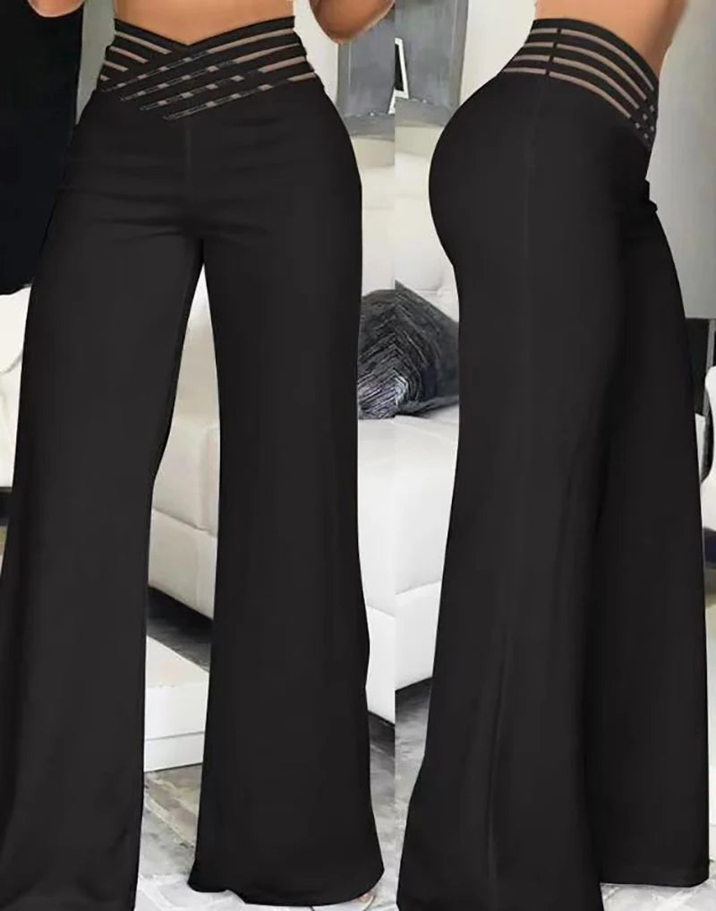 Pantalon taille haute