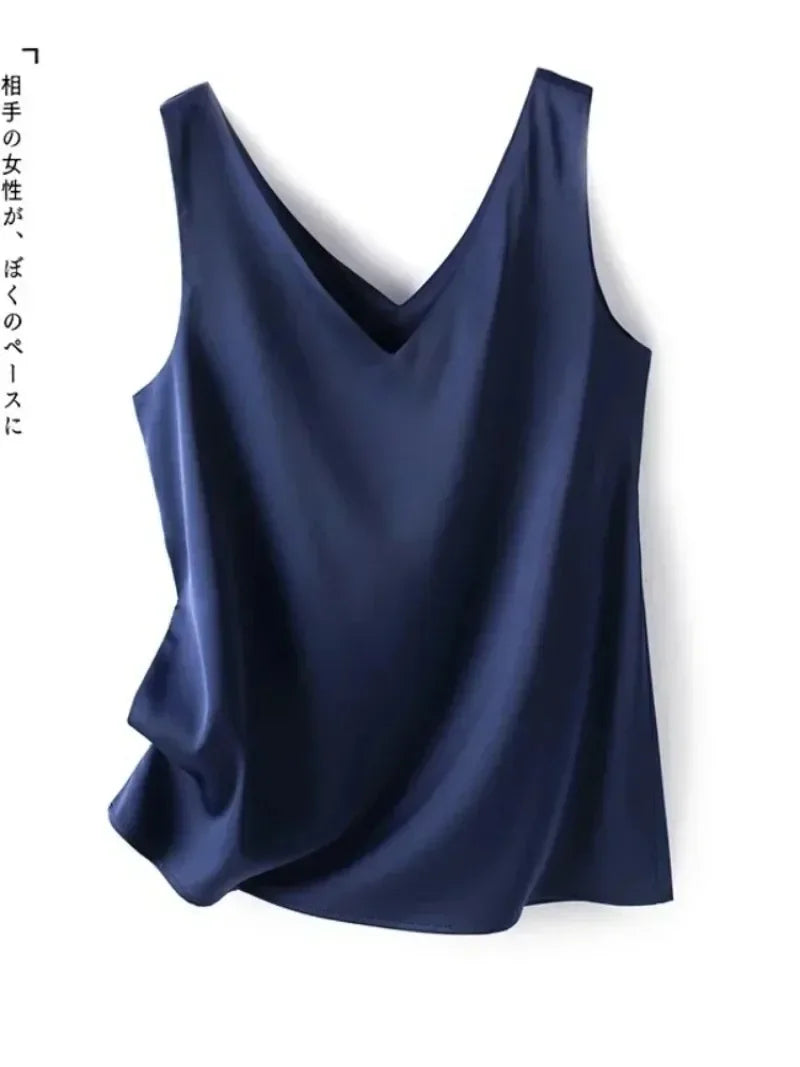 Blouse Élégante en Satin de Soie