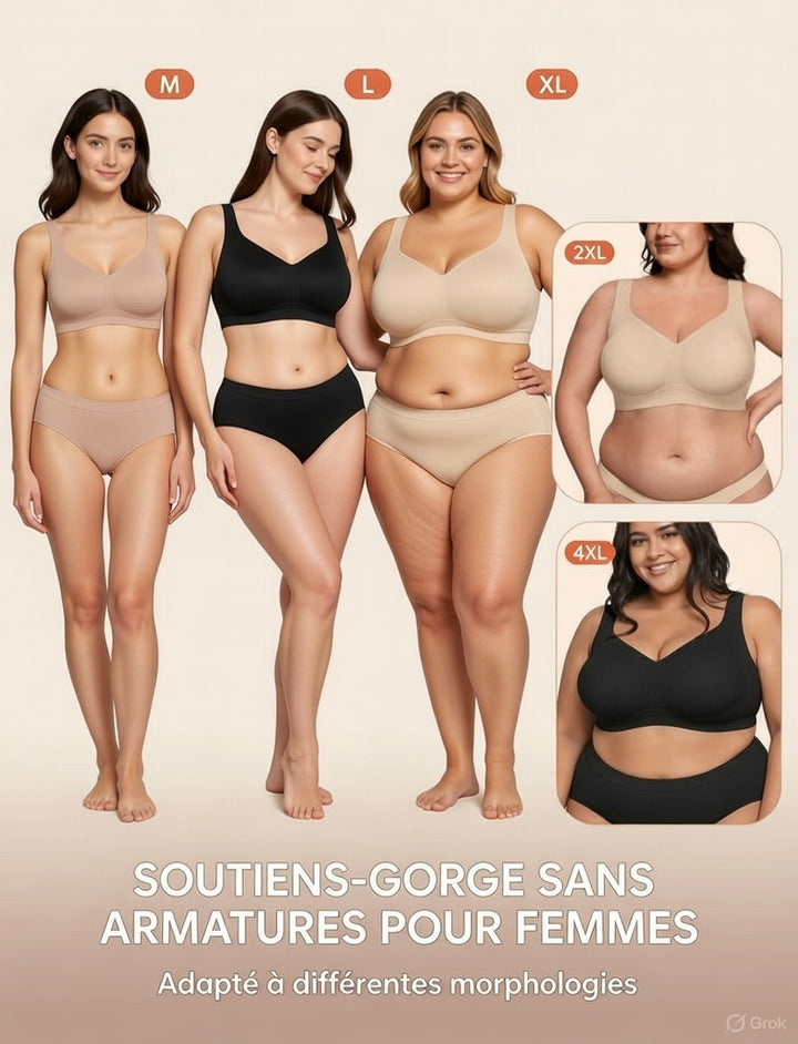 Soutien-Gorge Push-Up Sans Couture – Confort Invisible