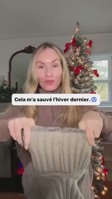 Ensemble Hiver 3-en-1 – Bonnet + Écharpe Doux & Chaud avec Cache-Visage