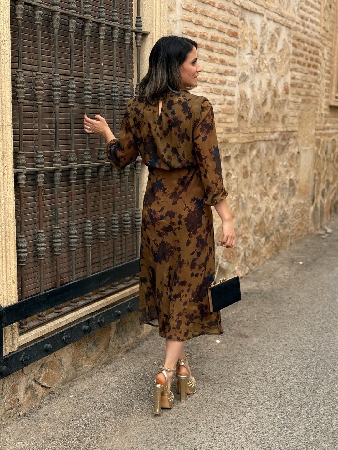 ROBE MIDI IMPRIMÉE