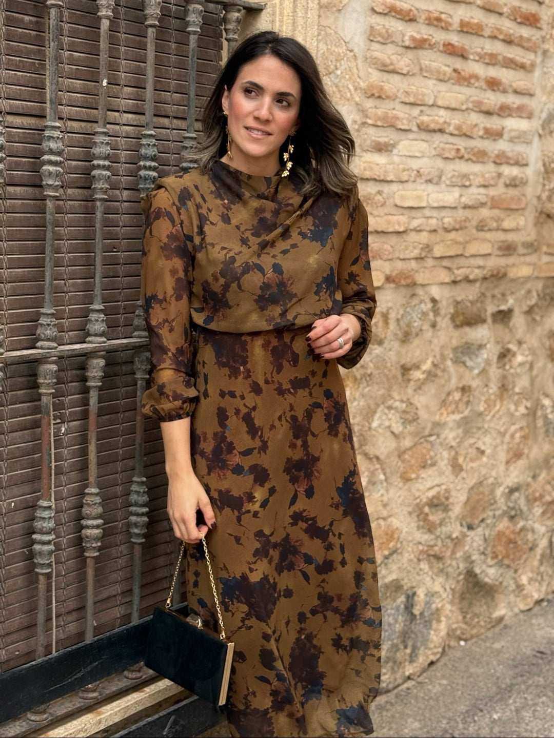 ROBE MIDI IMPRIMÉE