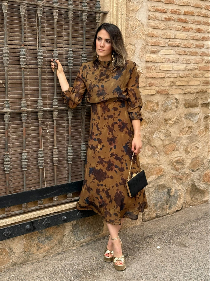 ROBE MIDI IMPRIMÉE